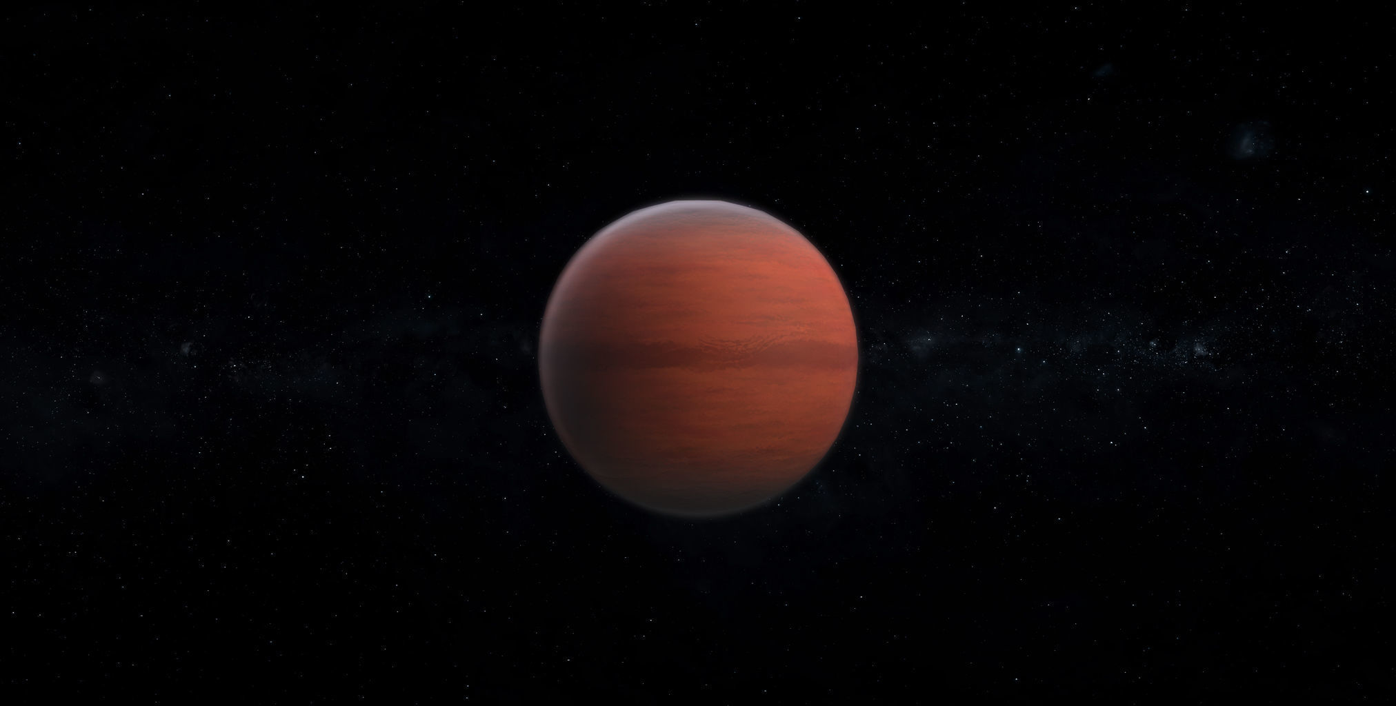 Gas Giant Alien Planet 03 Low-poly 3D model_4
