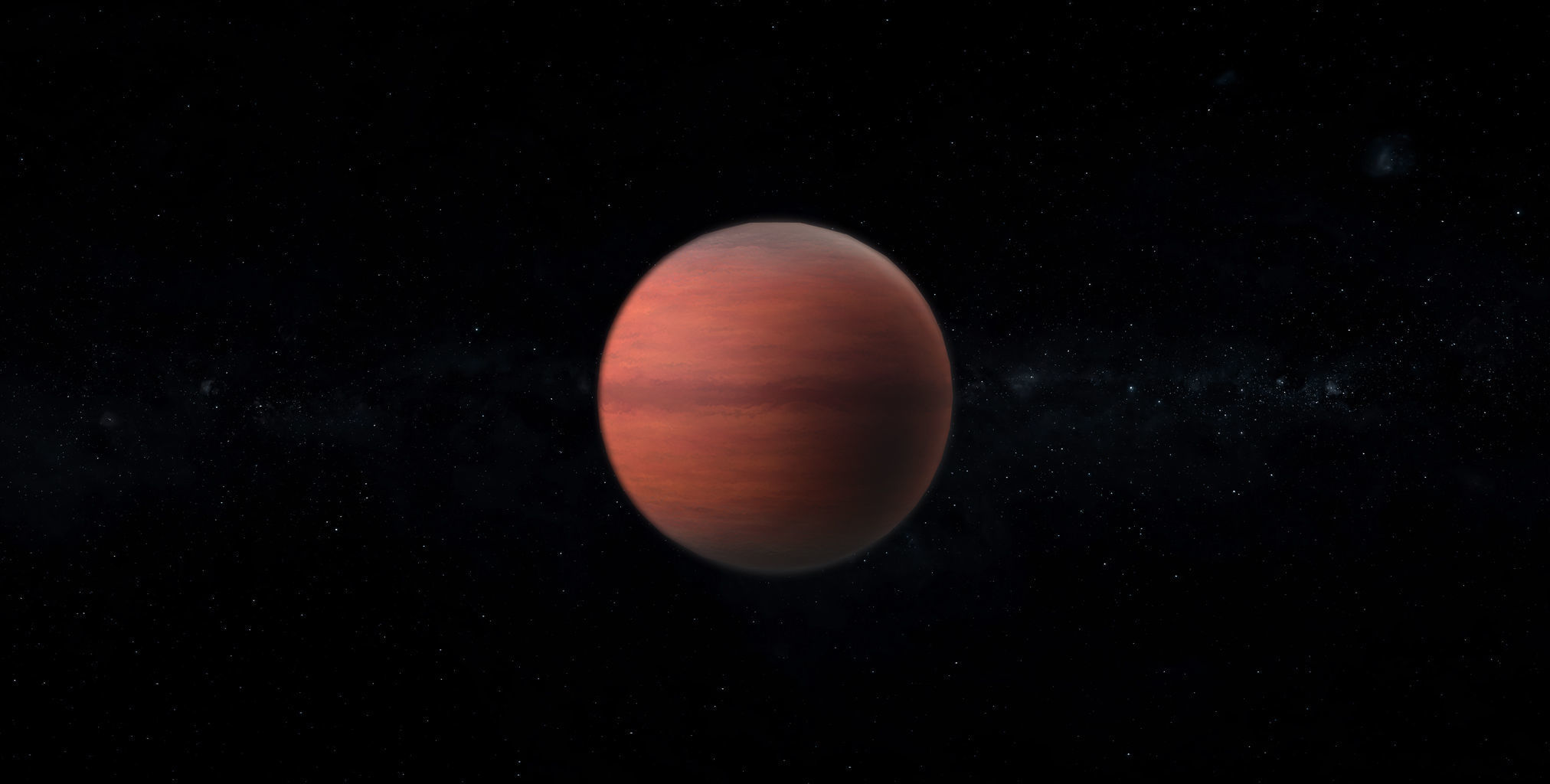 Gas Giant Alien Planet 03 Low-poly 3D model_6
