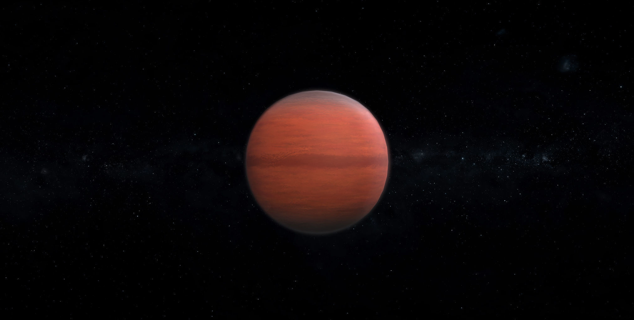 Gas Giant Alien Planet 03 Low-poly 3D model_3