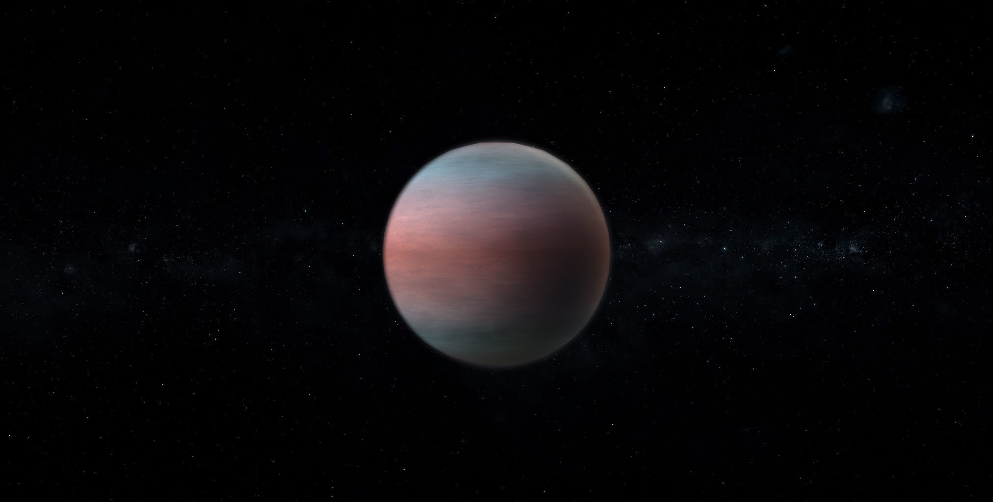 Gas Giant Alien Planet 02 Low-poly 3D model_6