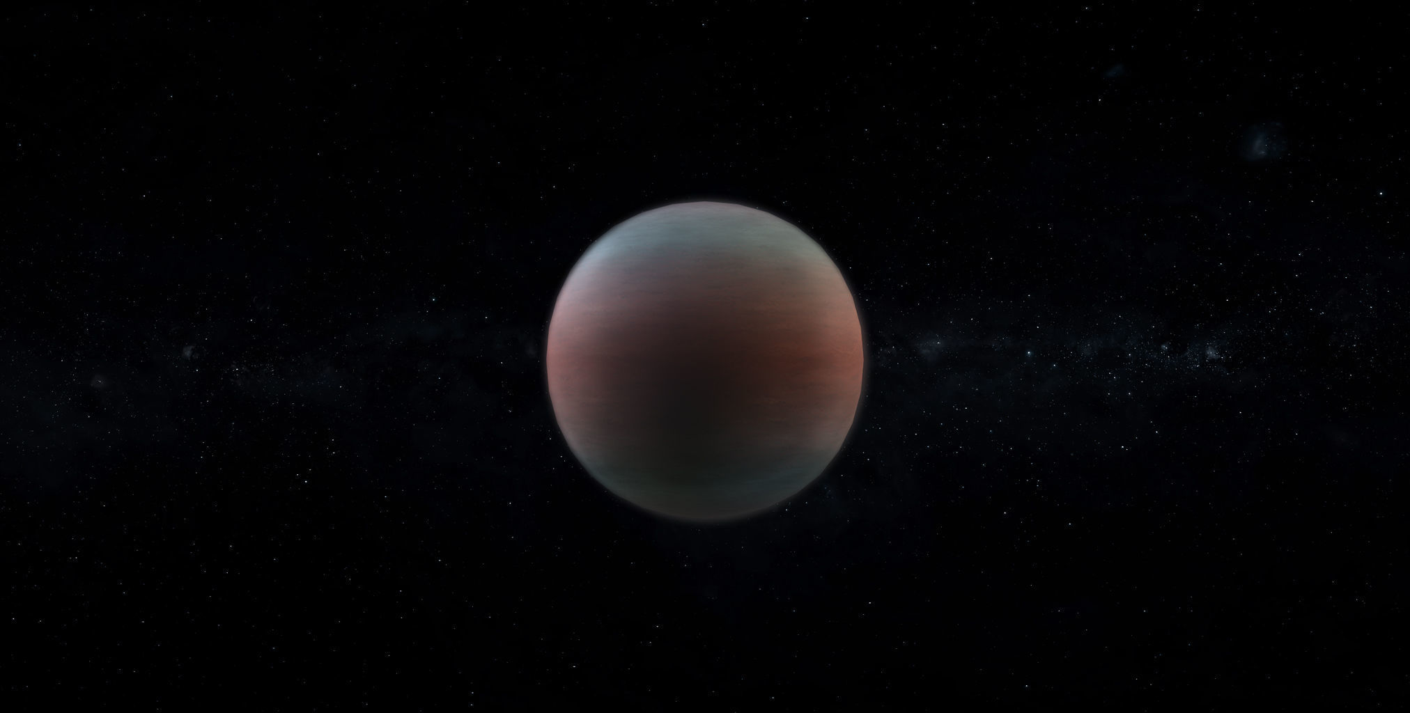 Gas Giant Alien Planet 02 Low-poly 3D model_5
