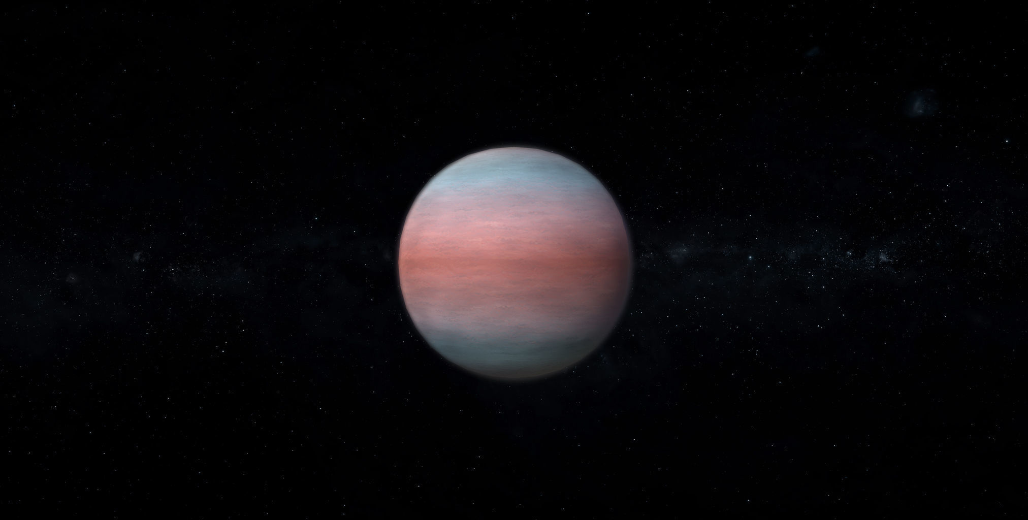 Gas Giant Alien Planet 02 Low-poly 3D model_7