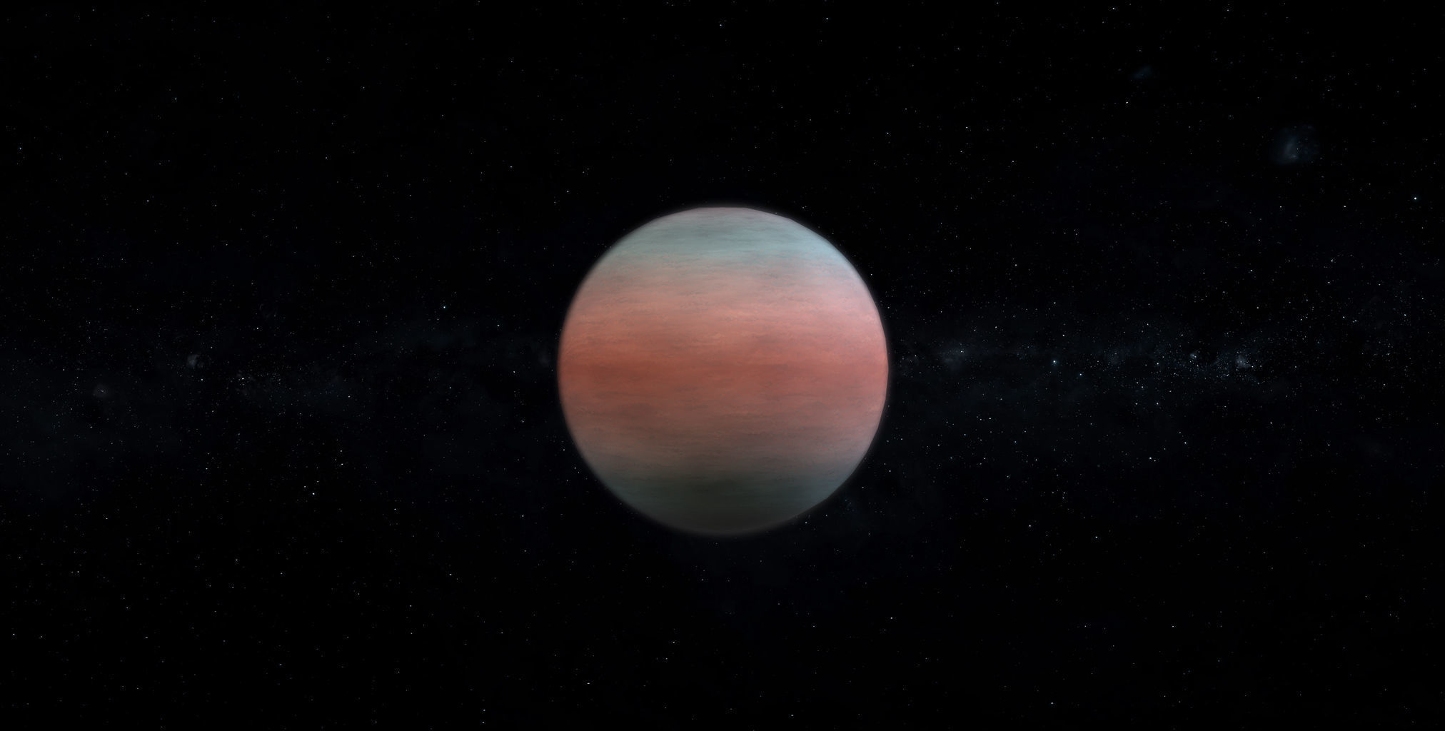 Gas Giant Alien Planet 02 Low-poly 3D model_2