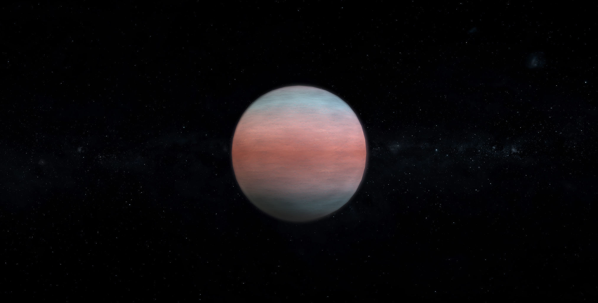 Gas Giant Alien Planet 02 Low-poly 3D model_1