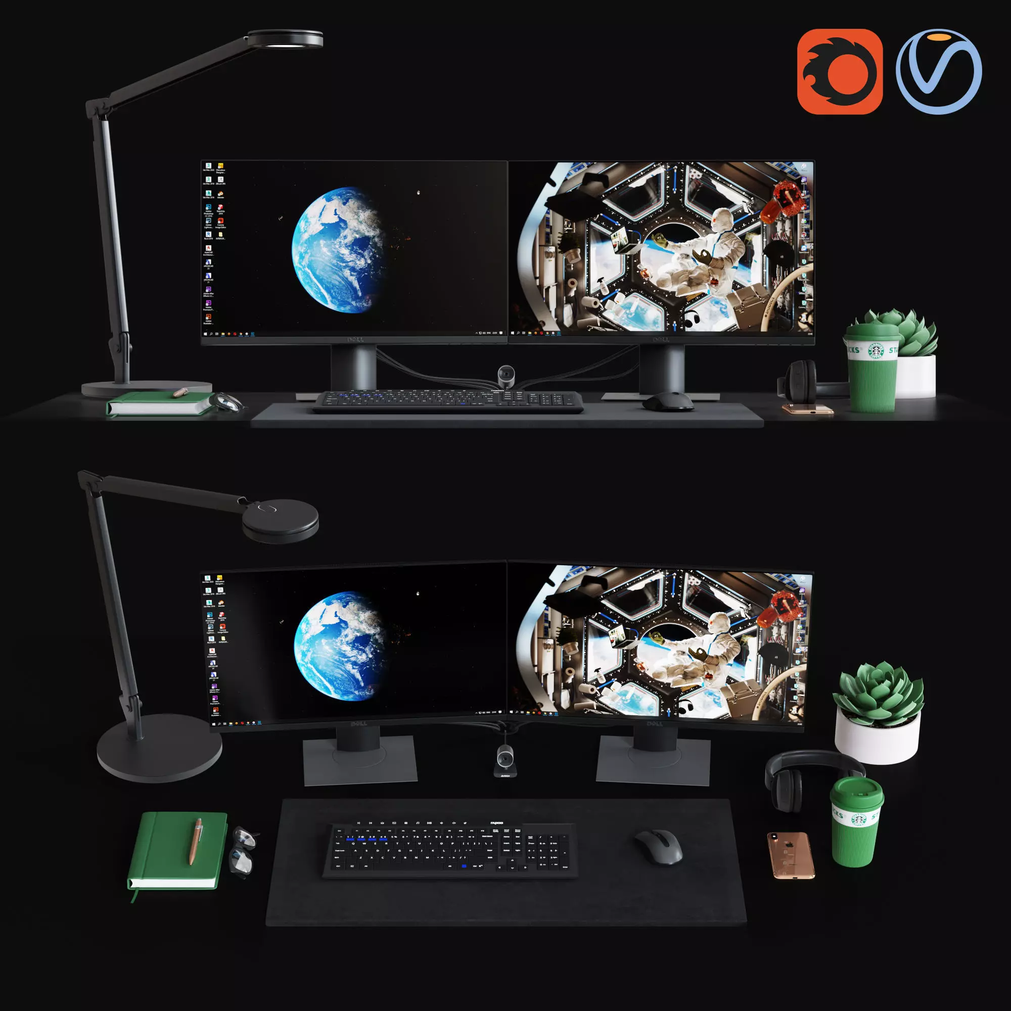 Desktop Set CG Artist Edition 3D model