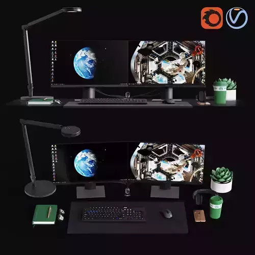Desktop Set CG Artist Edition 3D model