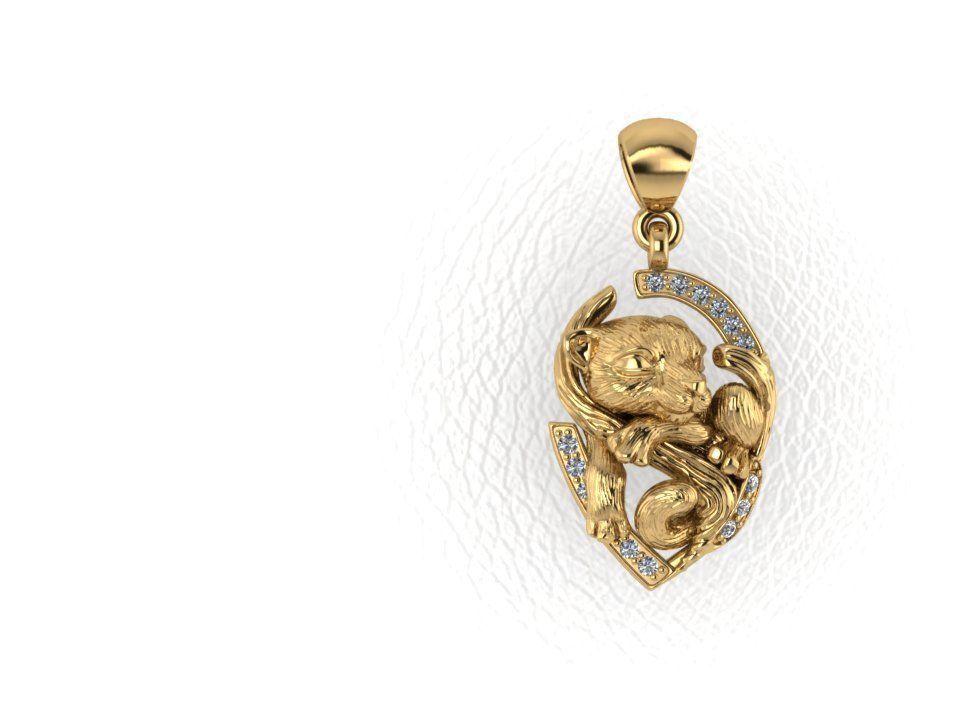 Pendant 4 Cat Tiger 3D print model_1