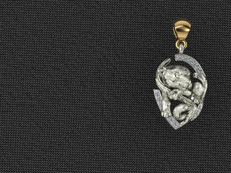 Pendant 4 Cat Tiger 3D print model_7