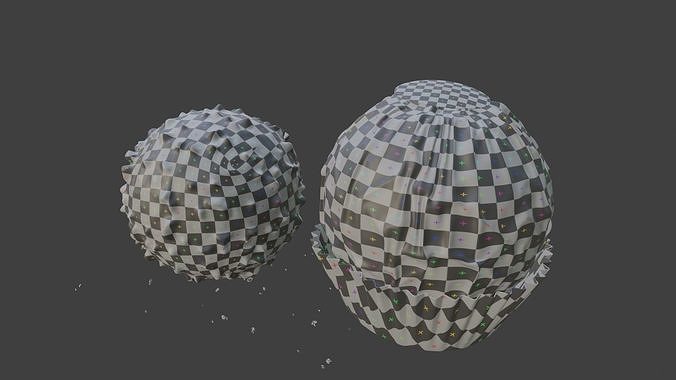 Ferrero Chocolate with Package 3D model 7
