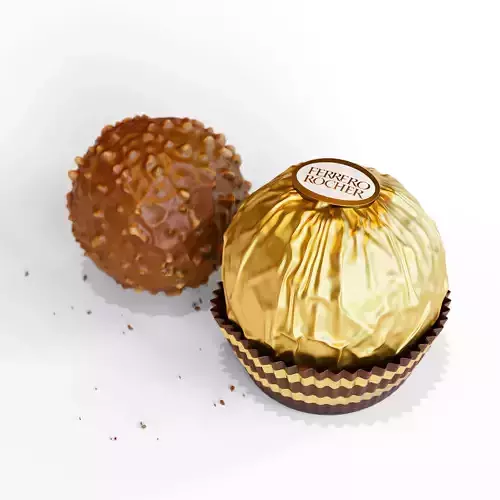 Ferrero Chocolate with Package 3D model