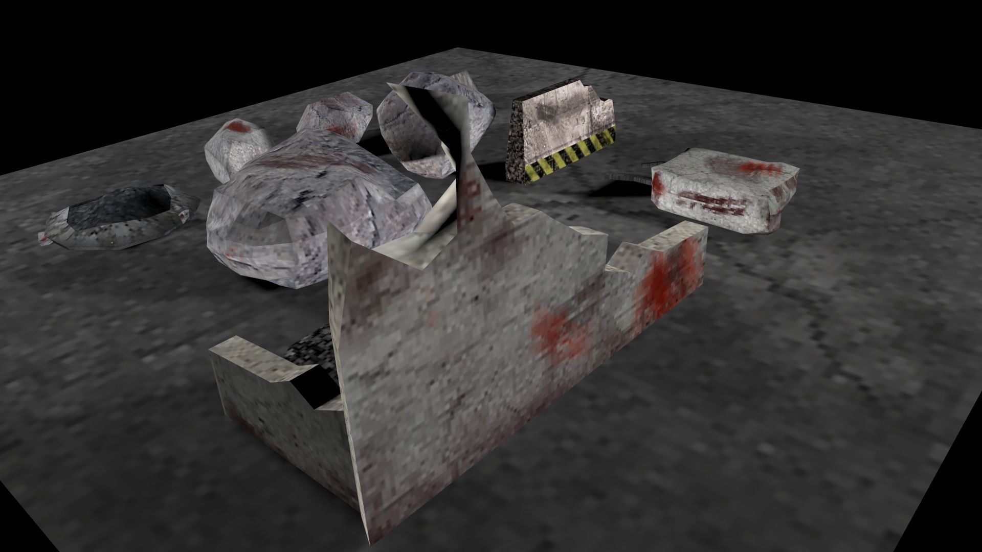 BD Horror Retrostyle PSX - Collection Vol 1 - Legacy Product Low-poly 3D model_3