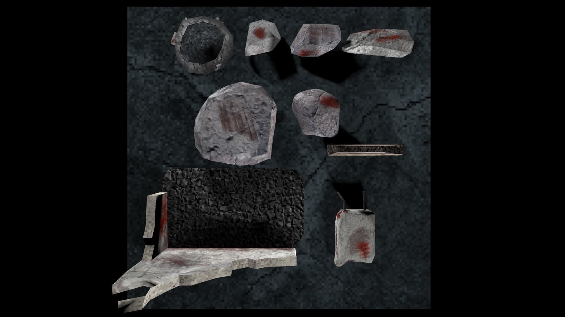 BD Horror Retrostyle PSX - Collection Vol 1 - Legacy Product Low-poly 3D model_5