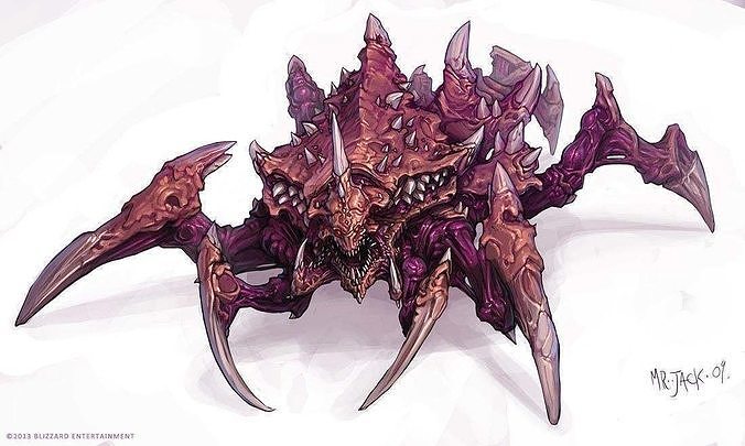 Starcraft Lurker 3D print model