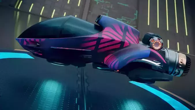 sci-fi Hoverbike