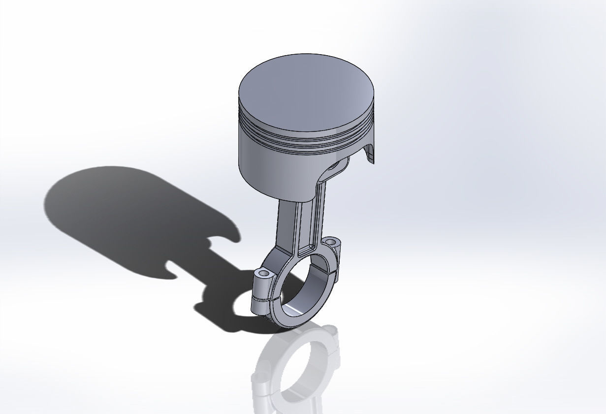 car engine parts 3D model_11