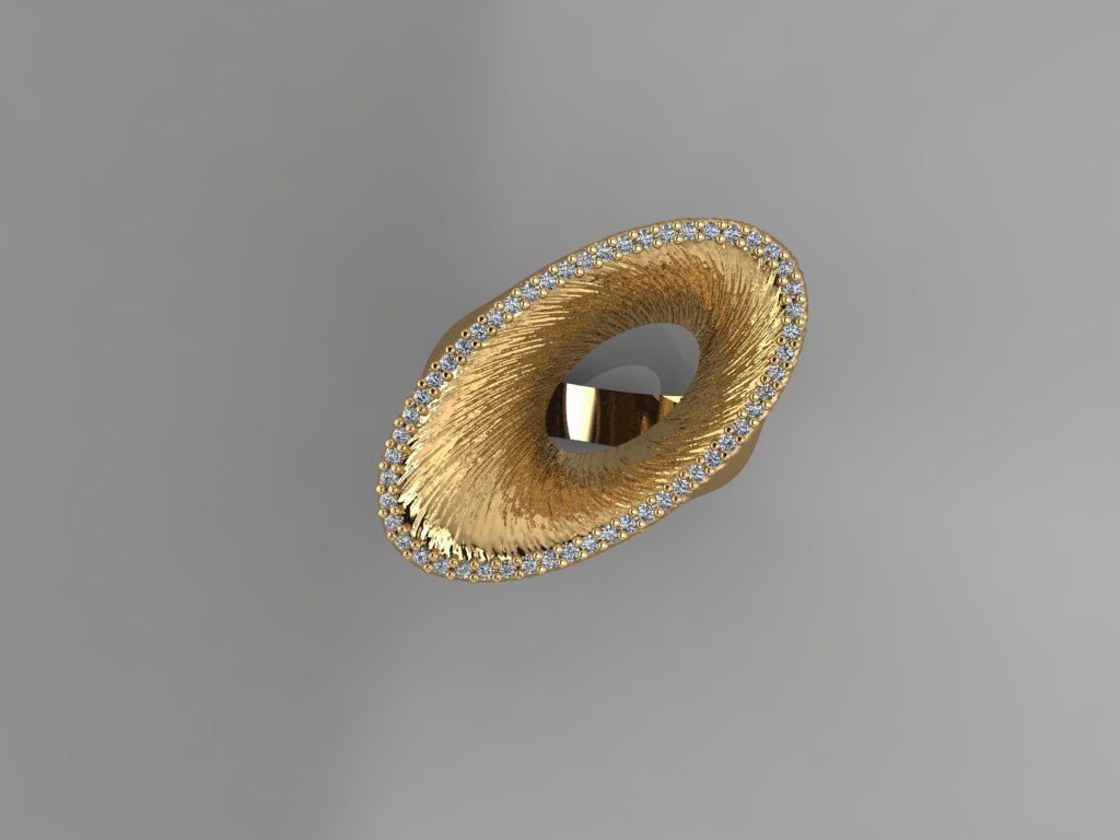 - Diamond ring 3D print model_4