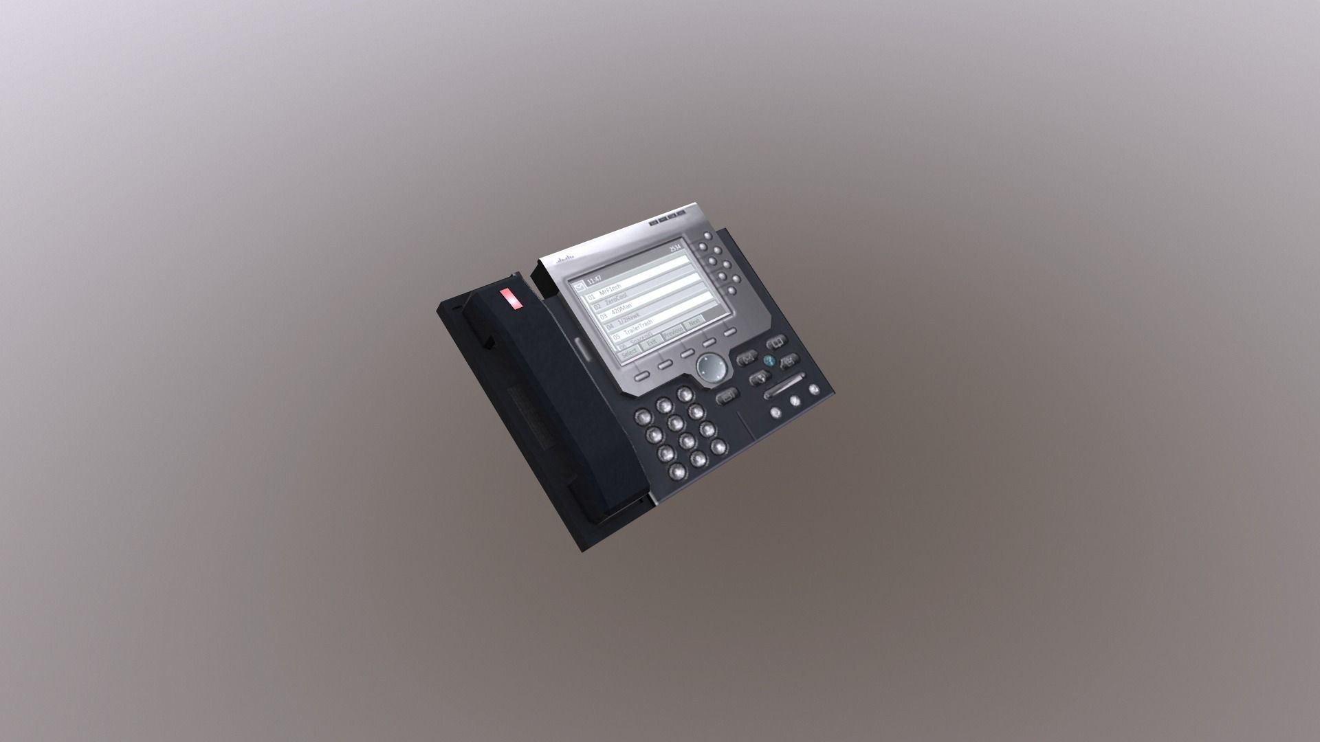 Office Phone - Lowpoly Game Ready Low-poly 3D model_2
