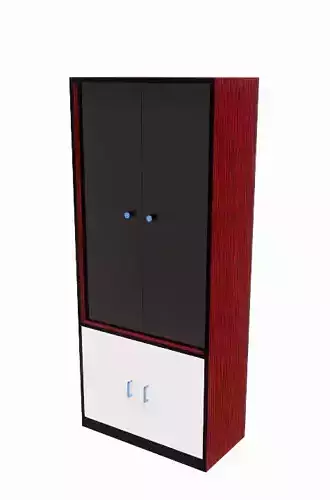 Almira with Glass Door and Drawer