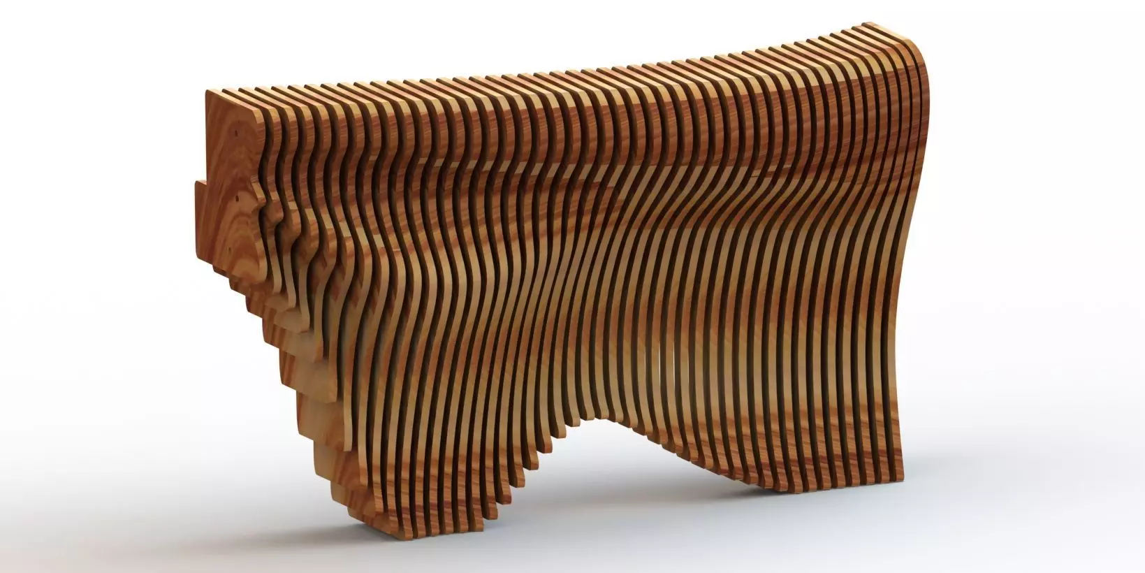 Parametric Reception V  3D model_0