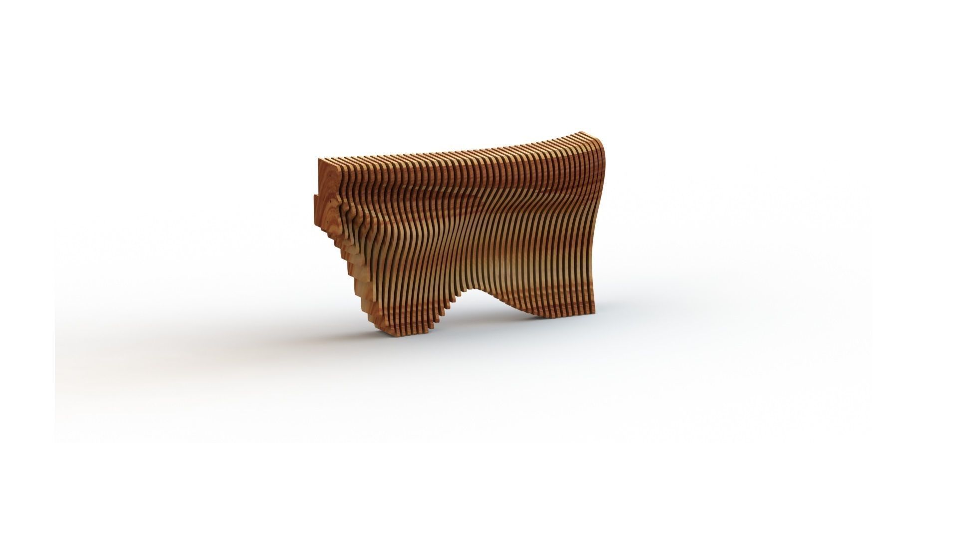 Parametric Reception V  3D model_6