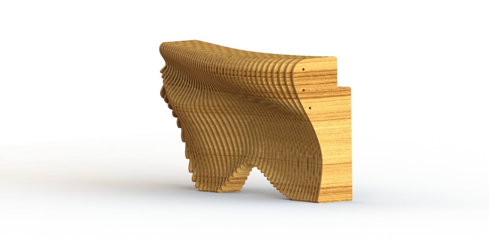 Parametric Reception V  3D model_2