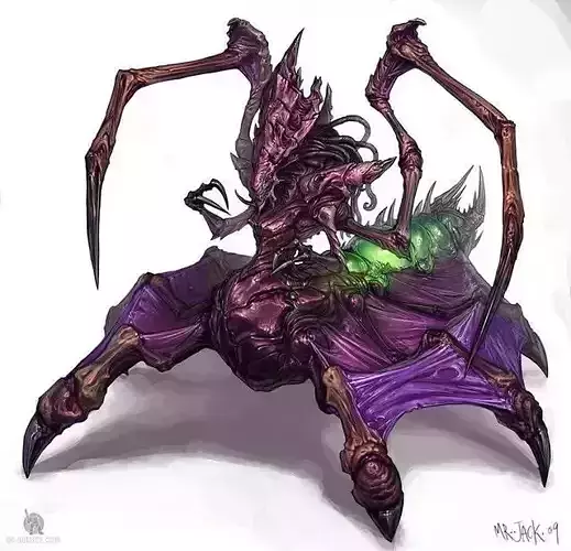 Starcraft Queen 3D print model