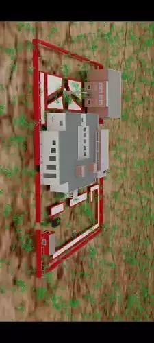 school 3d  for gaming ad desing 3D print model
