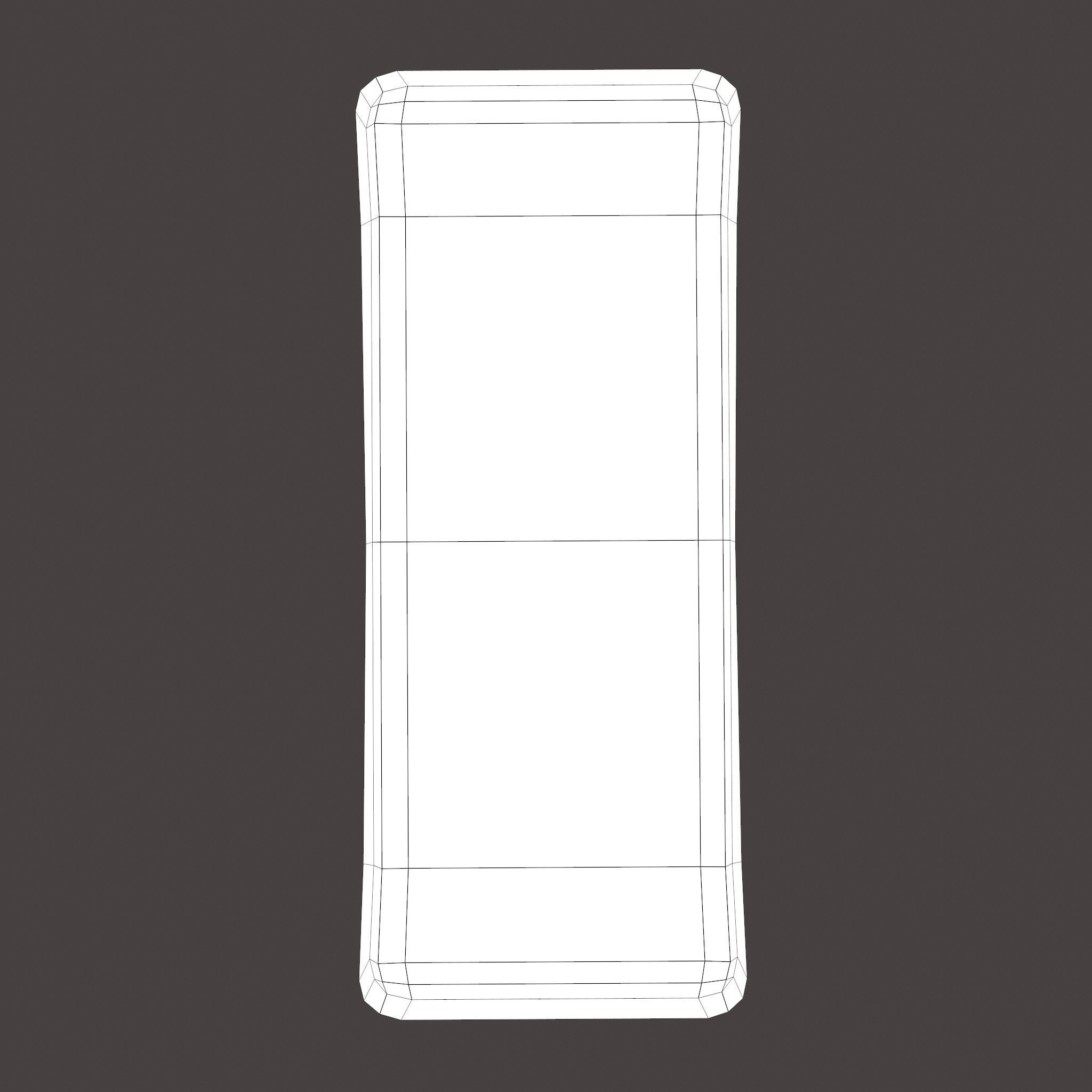 Gold Ingot Large Low-poly 3D model_23