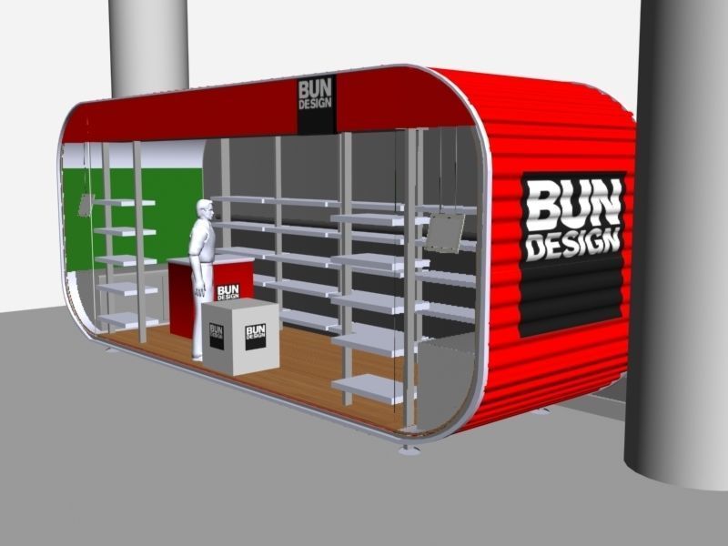 mobil store 3D model_3