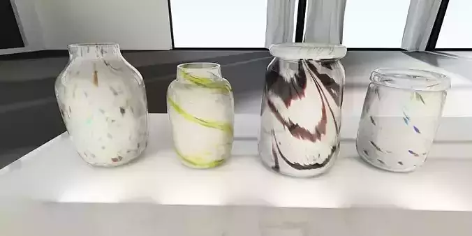 HAY brand vase modeling-4 pieces