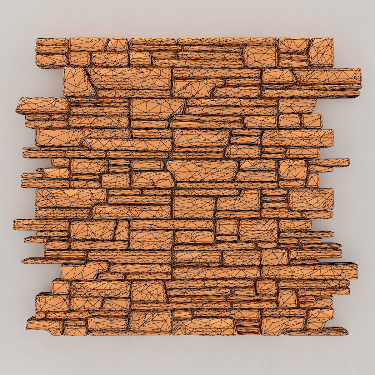 Wall stone clincer rock decor n1 3D model_18