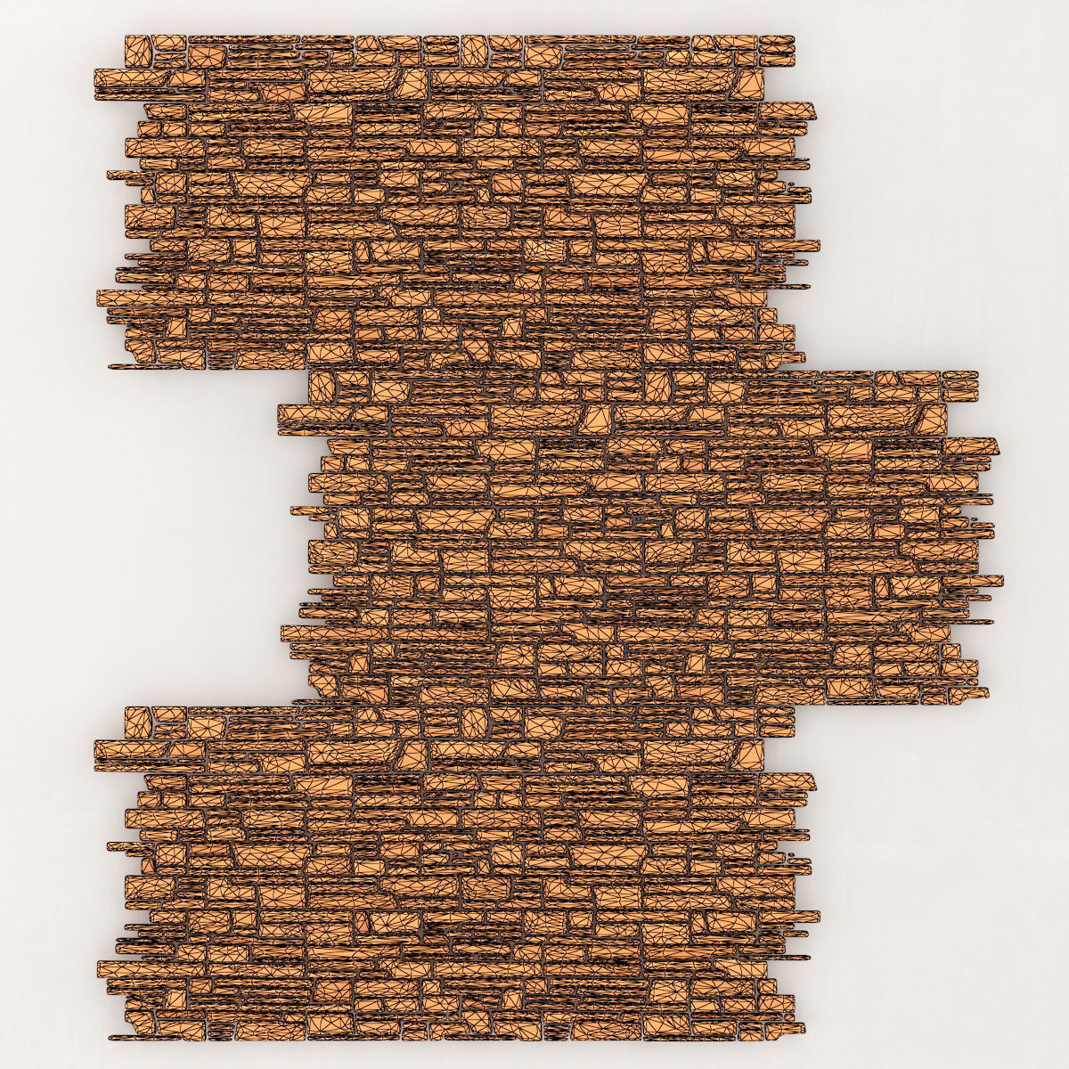 Wall stone clincer rock decor n1 3D model_19