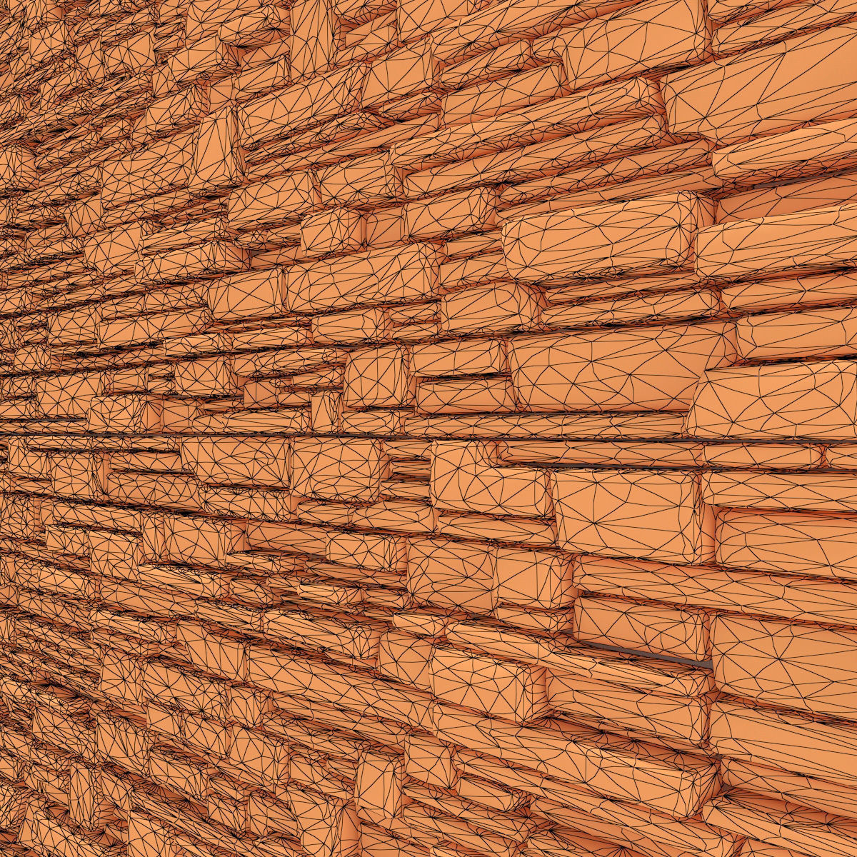 Wall stone clincer rock decor n1 3D model_28