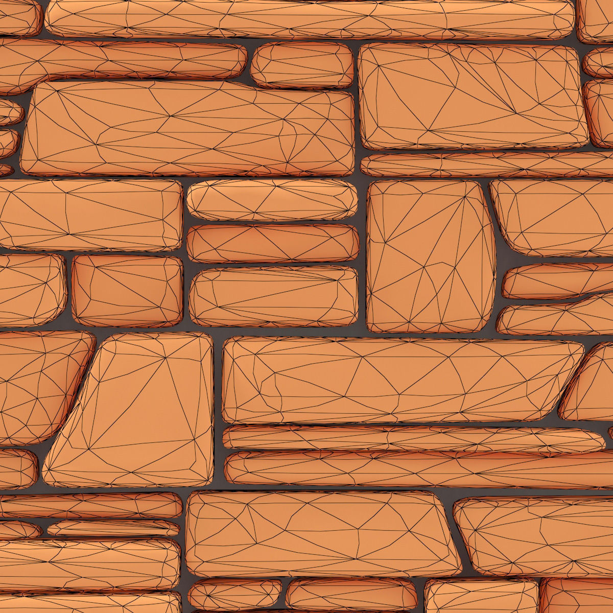 Wall stone clincer rock decor n1 3D model_24