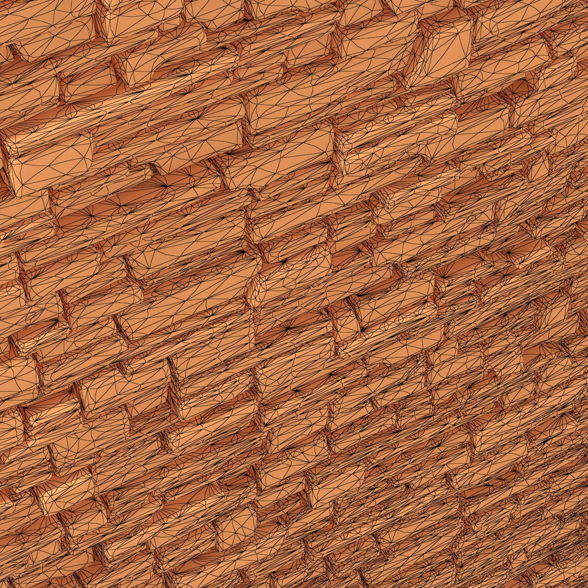 Wall stone clincer rock decor n1 3D model_22