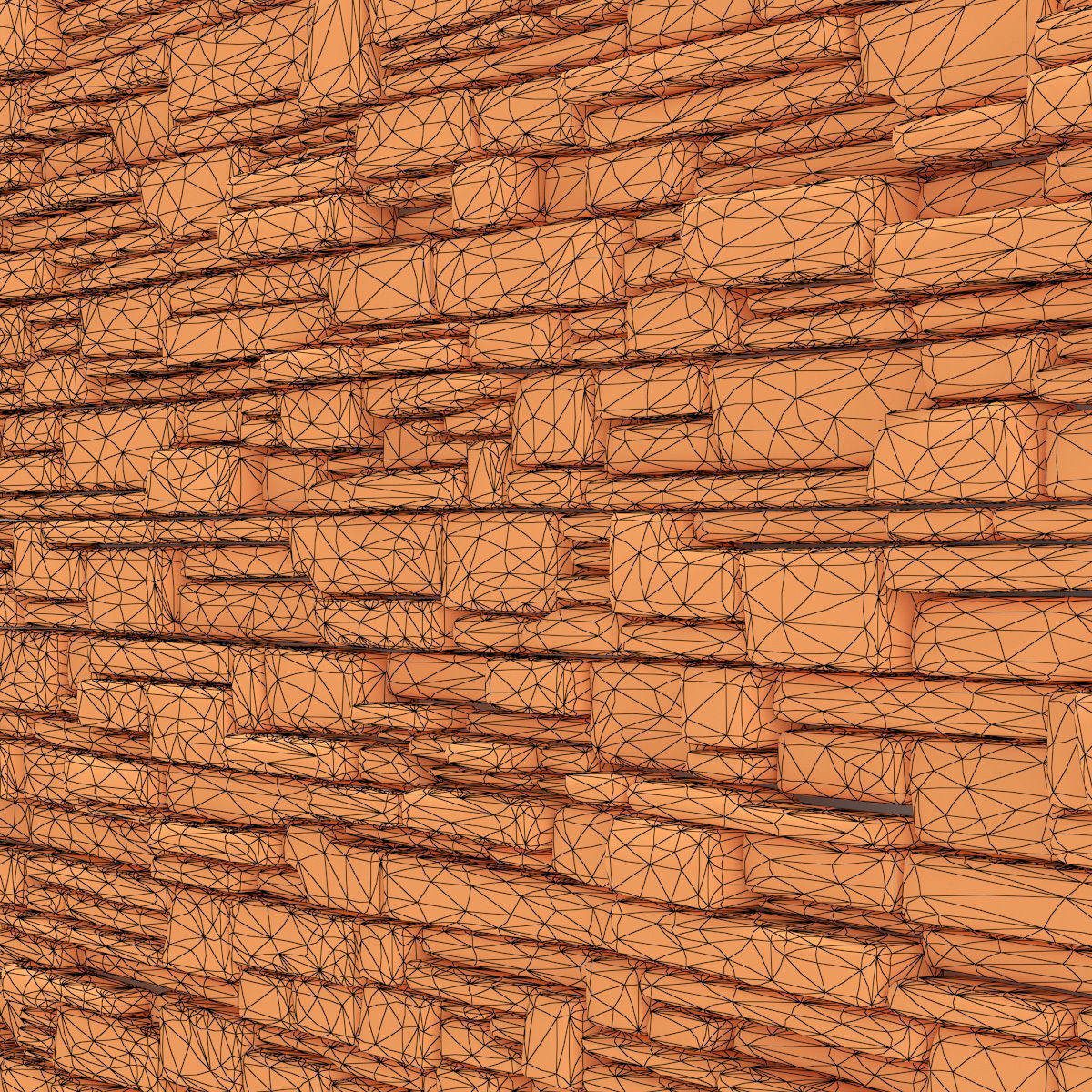 Wall stone clincer rock decor n1 3D model_20