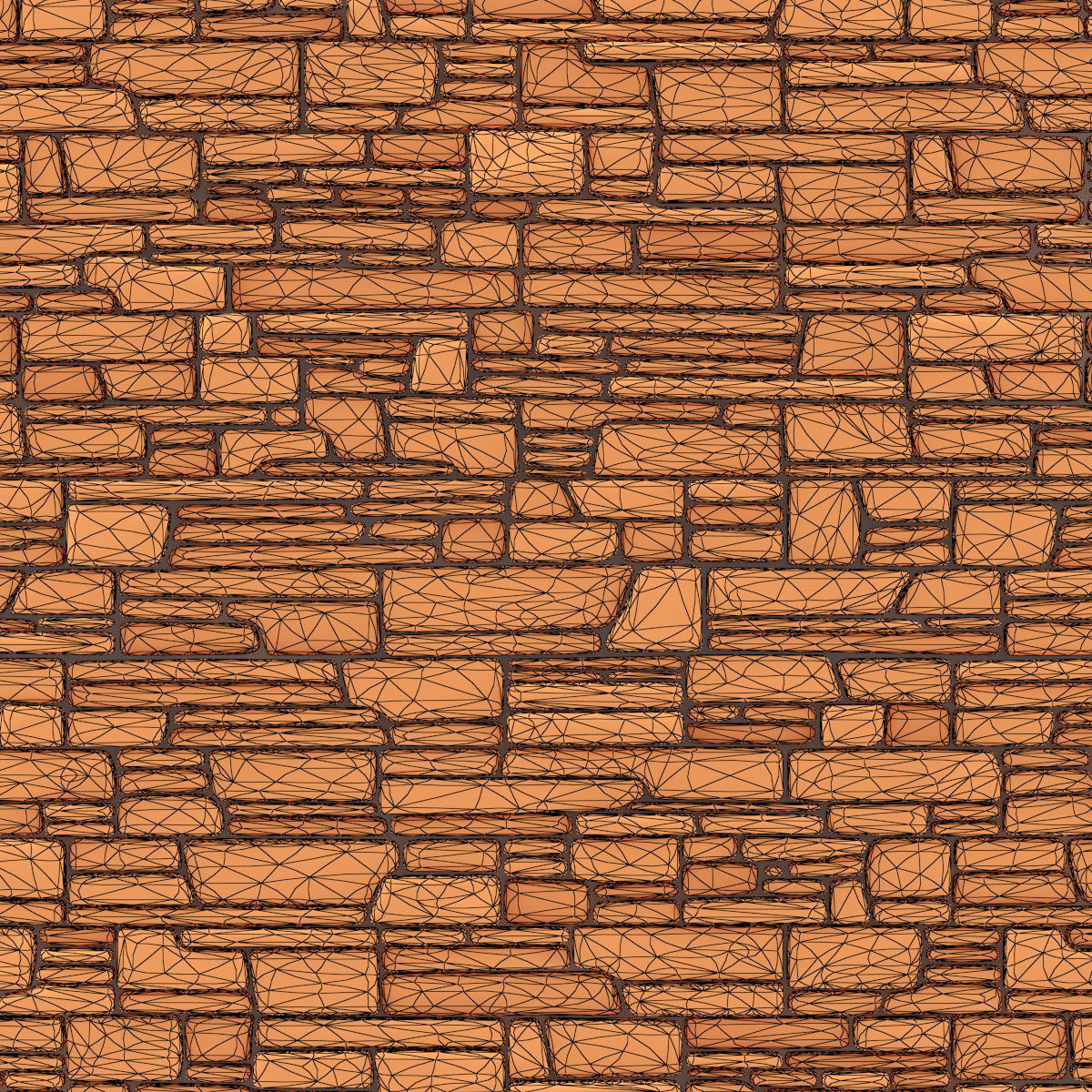 Wall stone clincer rock decor n1 3D model_23