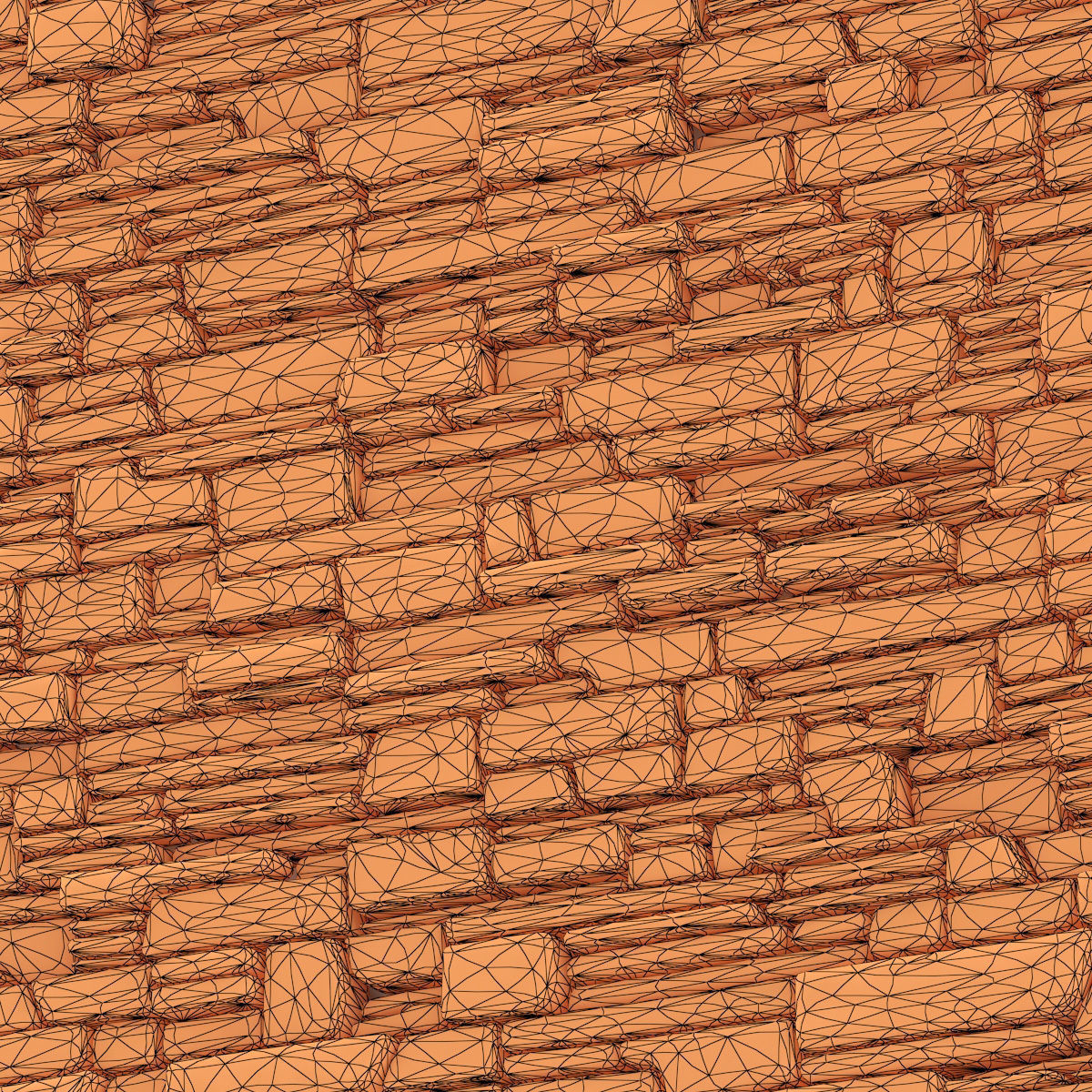 Wall stone clincer rock decor n1 3D model_30