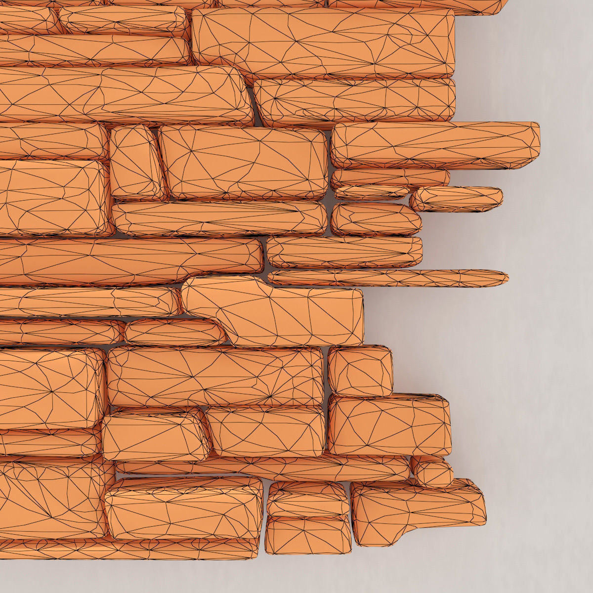 Wall stone clincer rock decor n1 3D model_31