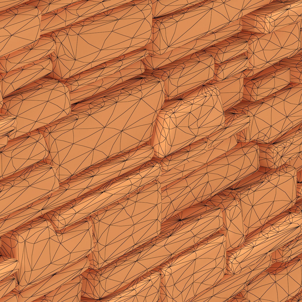 Wall stone clincer rock decor n1 3D model_26