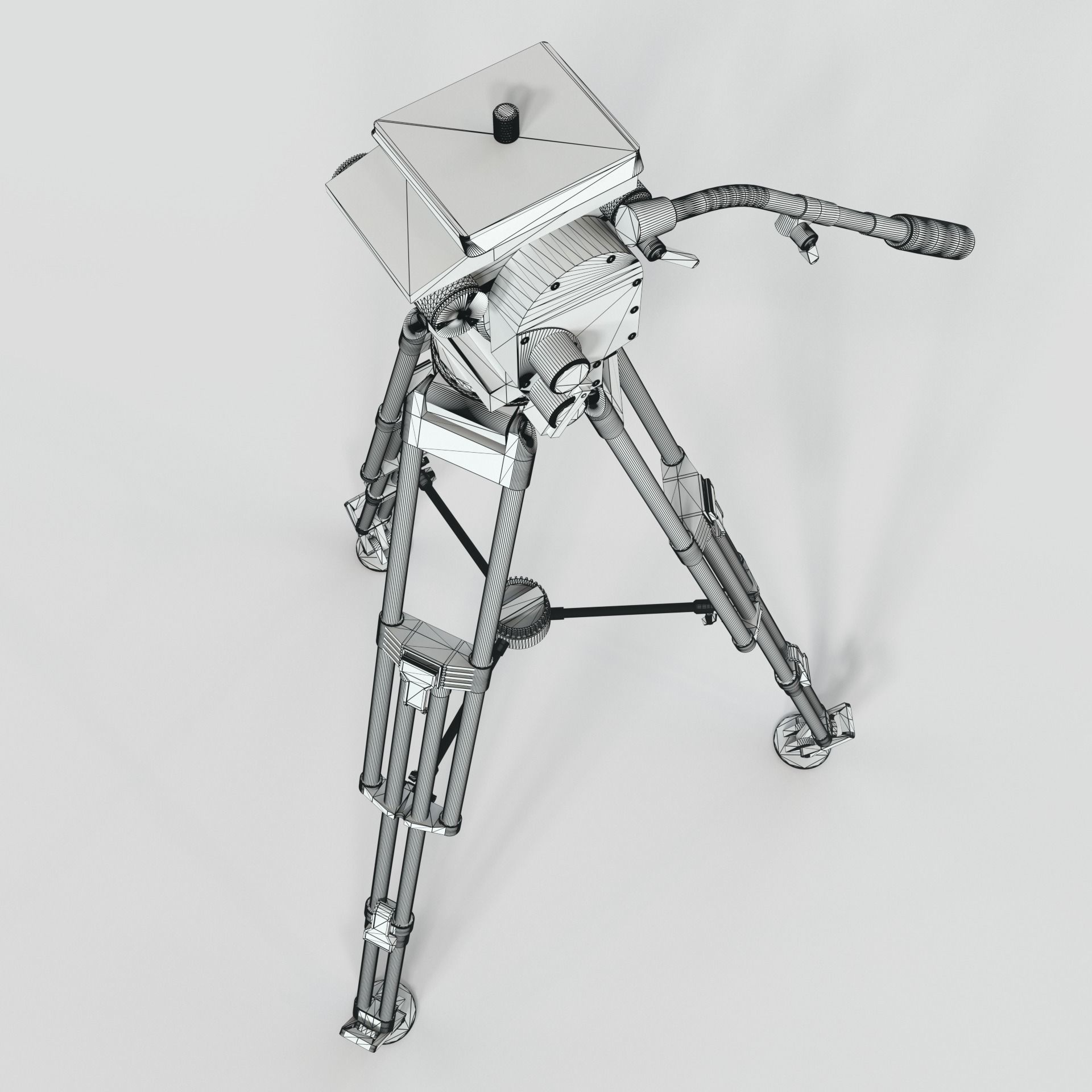 Tripod video 3D model_6
