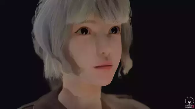 Yurisa woman in trench coat