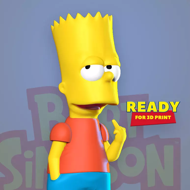 Bart Simpson 3D print model