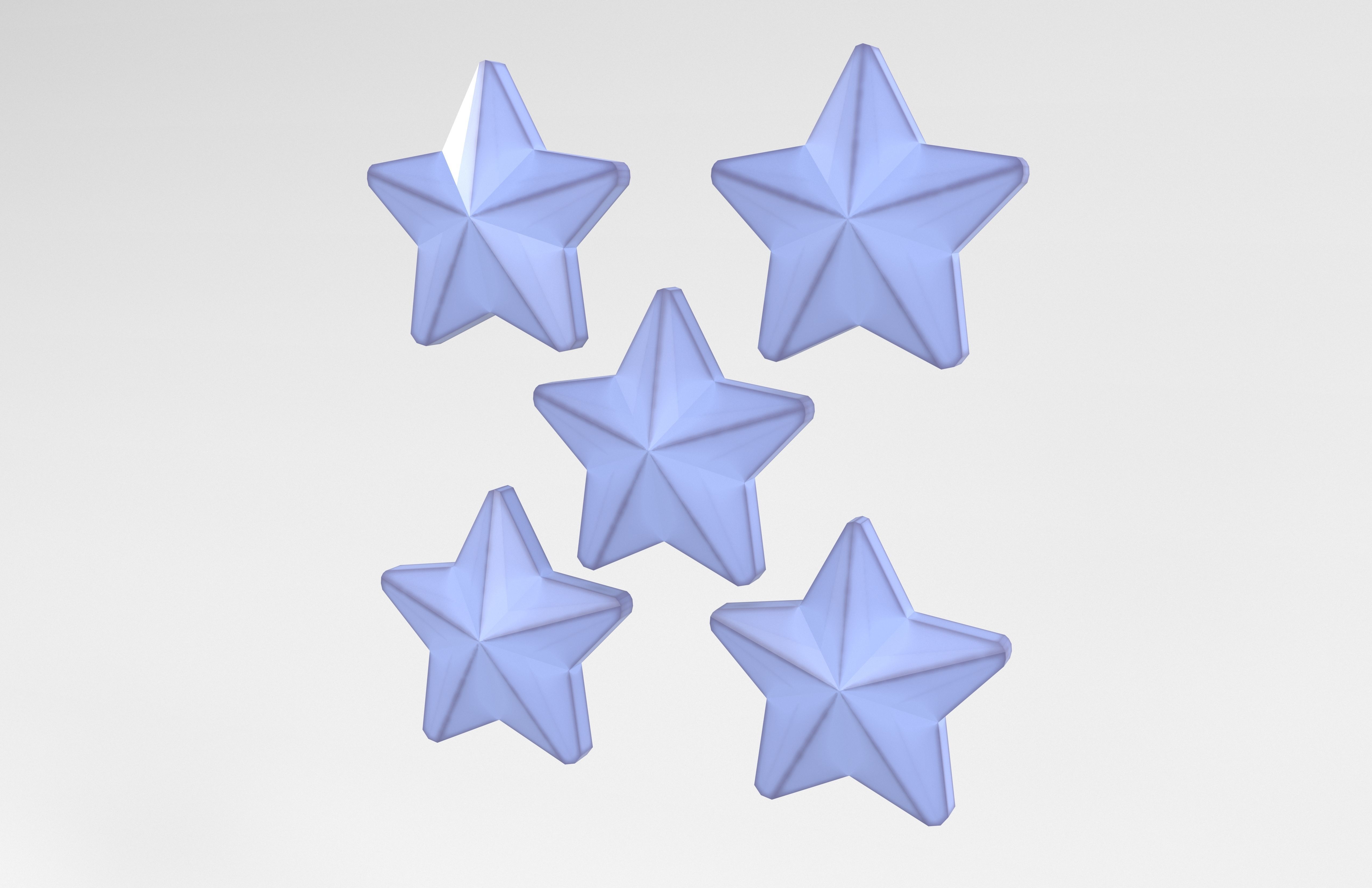 Five Star v5 001 Low-poly 3D model_2
