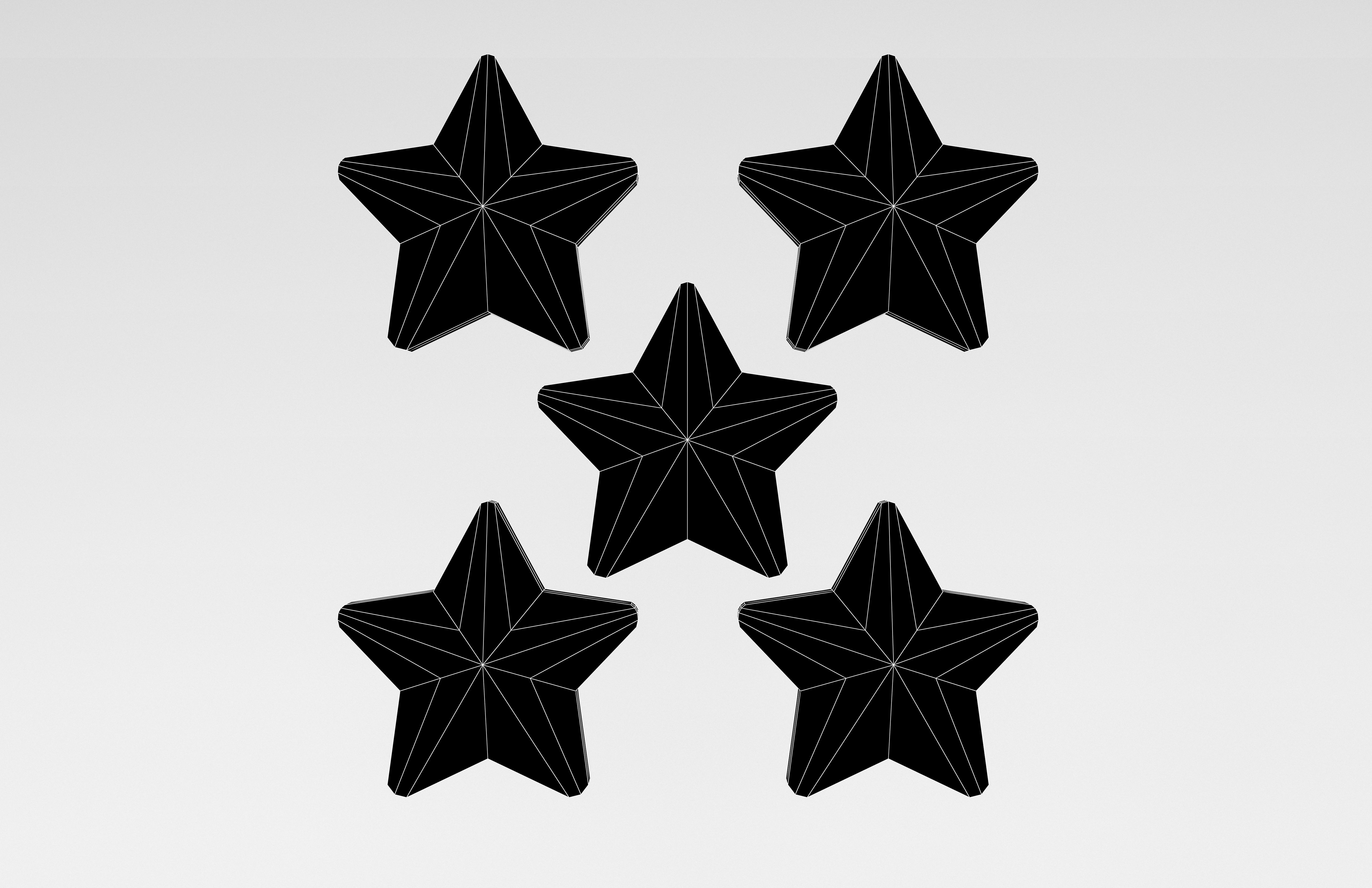 Five Star v5 001 Low-poly 3D model_6