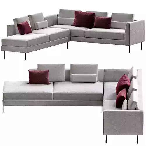 Edilportale Divano modulare DALEY 3d model