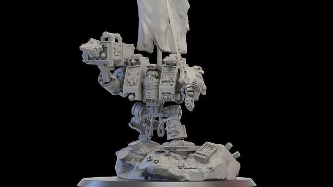 Grey Knights Boxy Robot 3D print model