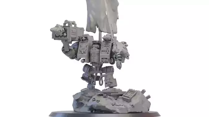 Grey Knights Boxy Robot 3D print model