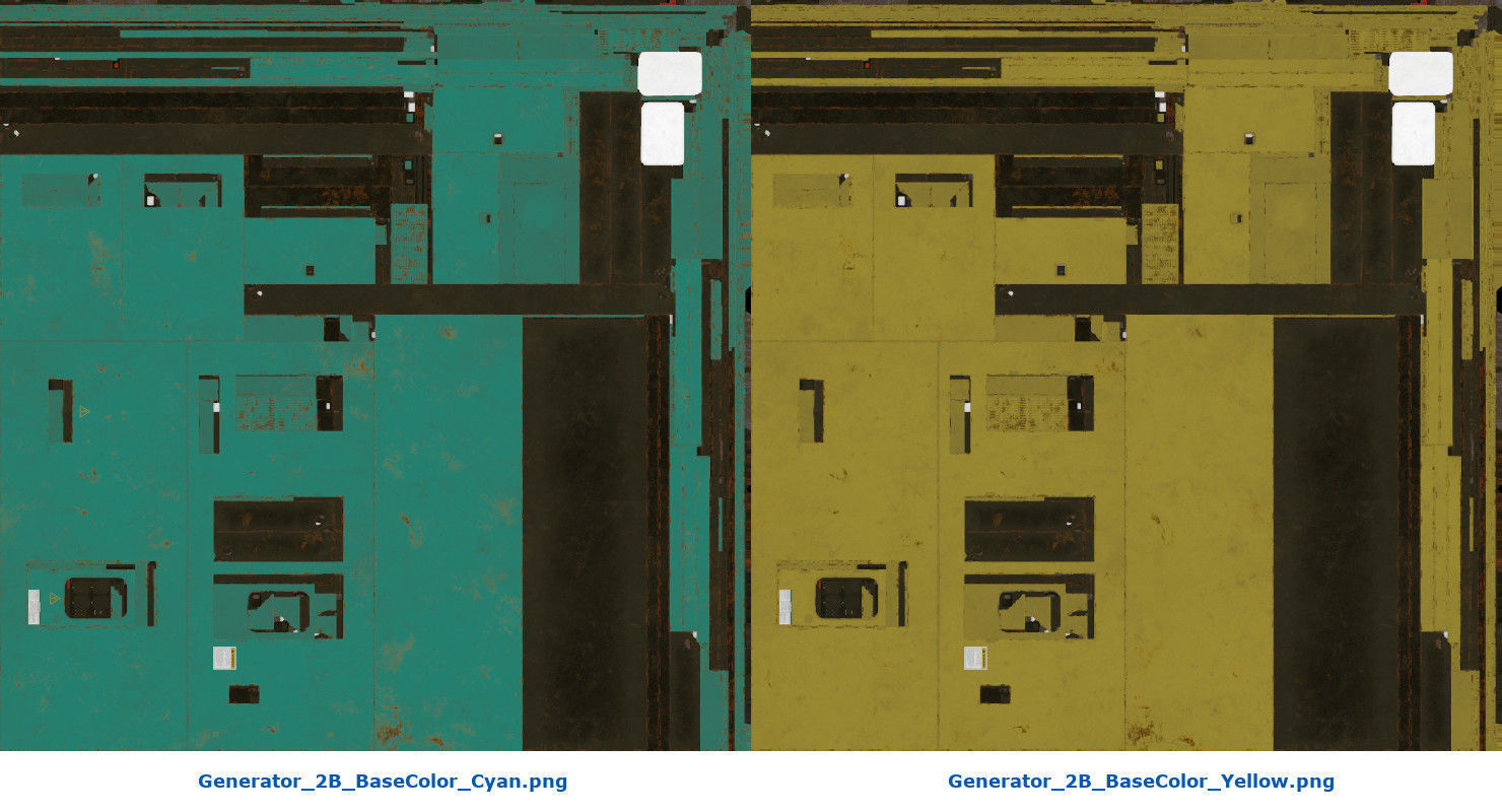 Generator 2B Low-poly 3D model_15