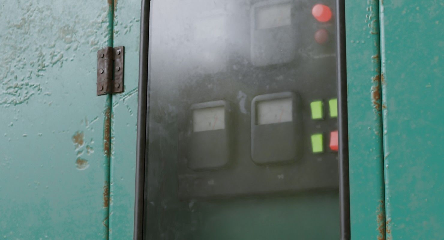 Generator 2B Low-poly 3D model_8